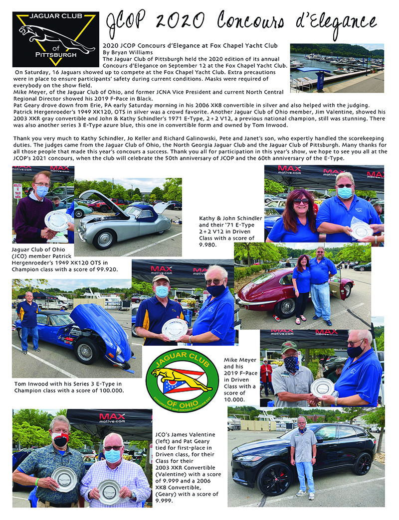 Pittsburgh Concours Winners 2020